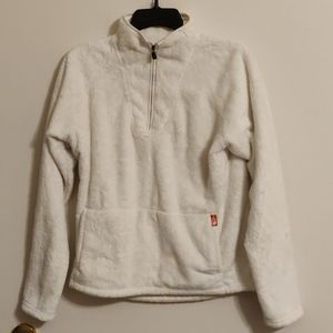 Women’s The North Face Osito 1/4 Zip White Fleece